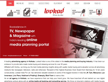Tablet Screenshot of lookadindia.com